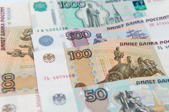 rosyjska waluta rubel banknoty