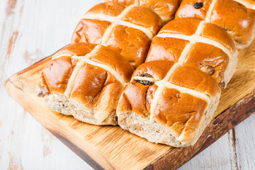 Easter Breakfast with Hot Cross Buns