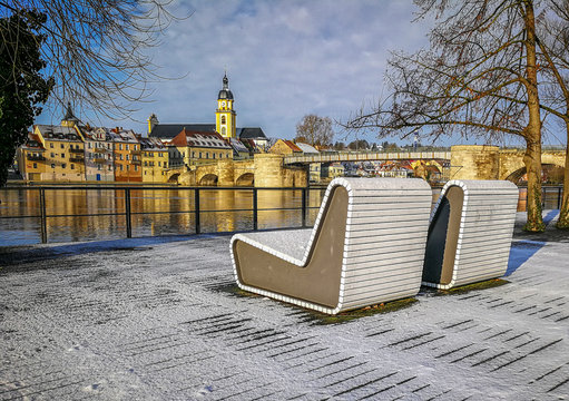 Kitzingen am Main im Winter