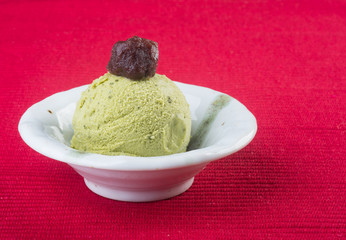 ice cream. Ice Cream Scoop on a background