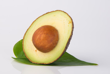 Avocado. Avocado on a Background