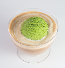 ice cream. Ice Cream Scoop on a background