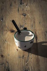 coffee in a summer morning in Austria