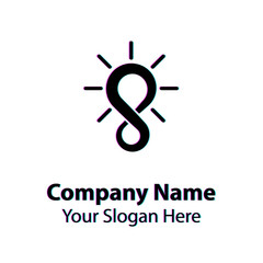 Fototapeta premium Abstract graphic icon, logo design template, symbol for company