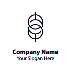 Abstract graphic icon, logo design template, symbol for company