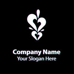 Abstract graphic icon, logo design template, symbol for company