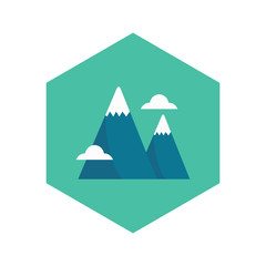 mountain vector icon