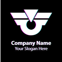 Abstract graphic icon, logo design template, symbol for company