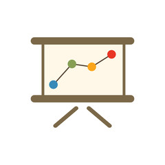 statistic report vector icon