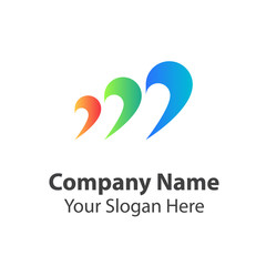 Abstract graphic icon, logo design template, symbol for company