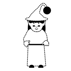 cartoon elf girl icon