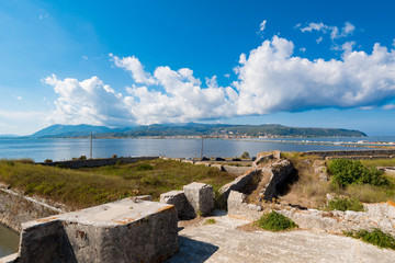 Overview of Lefkada Island Santa Maura Castle