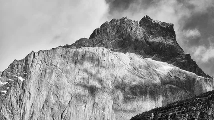 Papier Peint photo Cuernos del Paine Formations rocheuses de Cuernos del Paine, Chili.