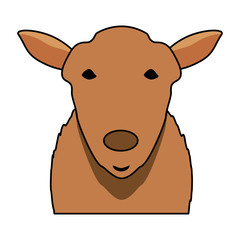 cartoon deer icon image