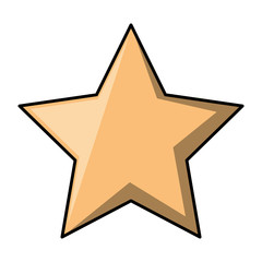 Star shape icon image