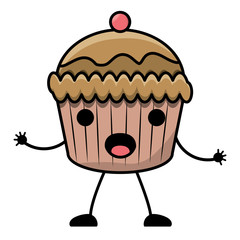 kawaii muffin icon