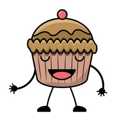 kawaii muffin icon