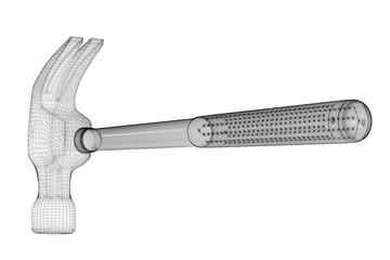 hammer in wire carcass