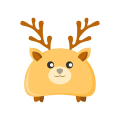 Cute Deer Character Animal Illustration