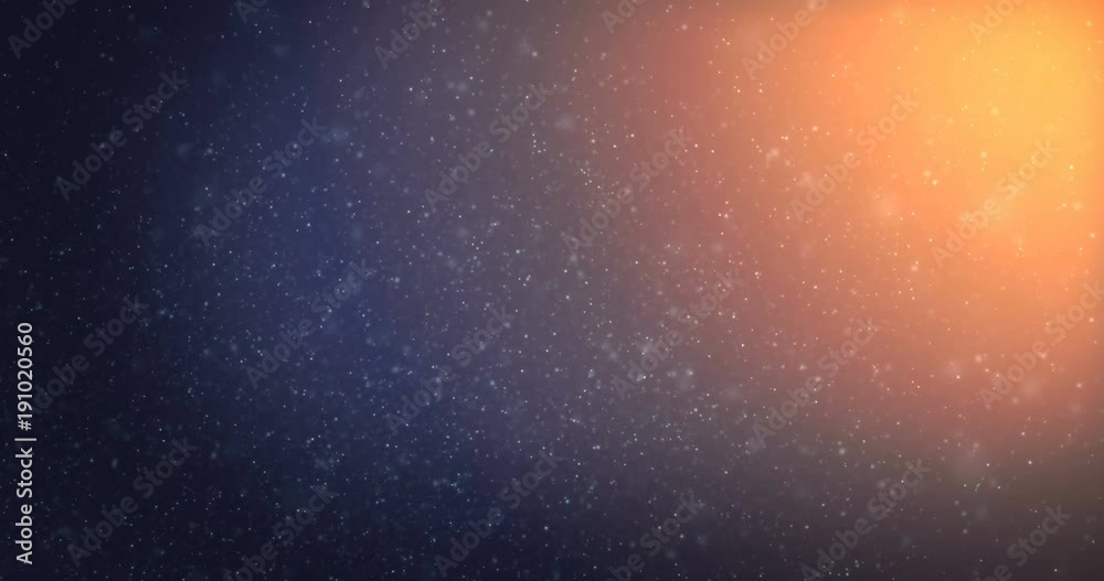Sticker loop moving particles background
