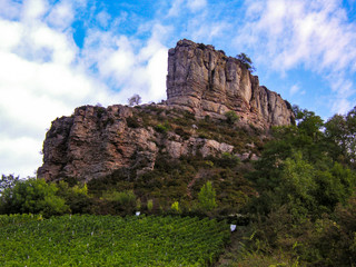 The Rock of Solutré, France
