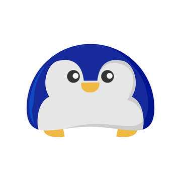 Happy Cute Penguin Animal Character Illustration