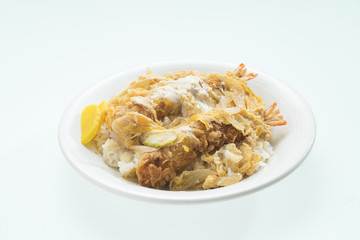 エビ綴じ丼
