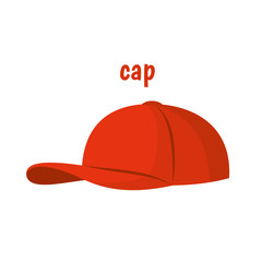 Red cap vector