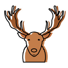 Cartoon deer icon image