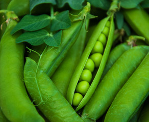green peas - background