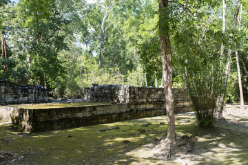 Balamkú -  eine eher kleine Ruinenstadt der Maya nördlich von Calakmul