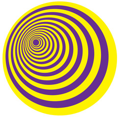 Yellow purple circles