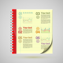 Web template, vector