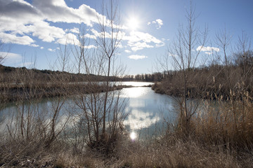 Reflets de soleil d'hivers