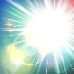 Shiny, sunny abstract vector background
