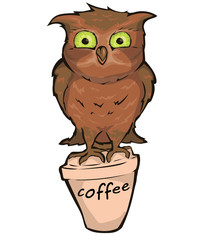 OWL coffee funny