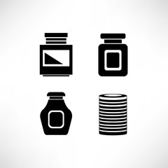 bottle and packaging icons