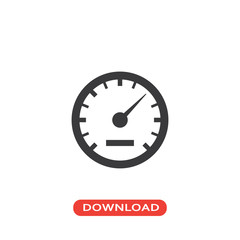 Car speedometer icon
