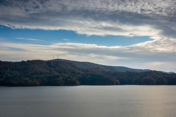 Solina lake in Polanczyk, Bieszczady, Poland