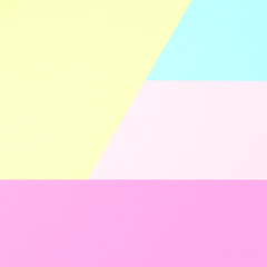 Obraz premium Abstract pastel coloured paper texture minimalism background. Minimal geometric shapes and lines in pastel colours.