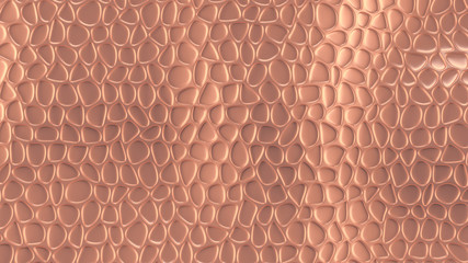 Luxurious silver pink background with leather texture. 3d illustration, 3d rendering.