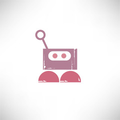 cute robot grunge style
