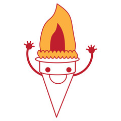 Kawaii ice cream design