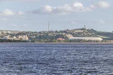 Santa Tereza neighborhood, Guaiba Lake, Beira Rio Stadium, Porto Alegre