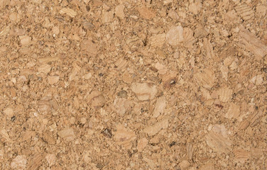 Brown cork board background texture.