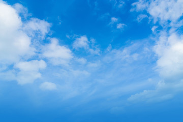 Air clouds in the blue sky. - 191038725