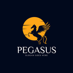 Fototapeta na wymiar Pegasus logo