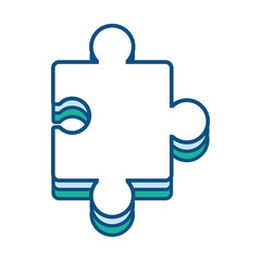 Puzzles pieces design