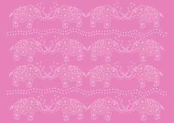 Elephants  pattern