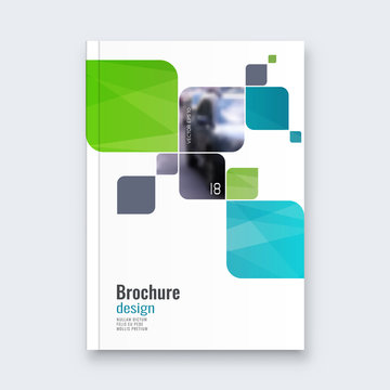 Abstract flyer design background. Brochure template.